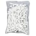 Long Wooden Tees - White