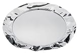 Alessi 90039 Tablett, rund aus Edelstahl