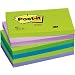 Post-it Notes - Cool Neon Rainbow Neon Green, Neon Purple, Retro Green, Klippan blue, Periwinkle Blue - 6 Pads Per Pack - 100 Sheets Per Pad - 76 mm x 127 mm