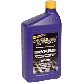 Royal Purple Synthetic Extreme Performance & Racing Motor Oil 5W30 XPR Racing 21 1 Quart Bottle