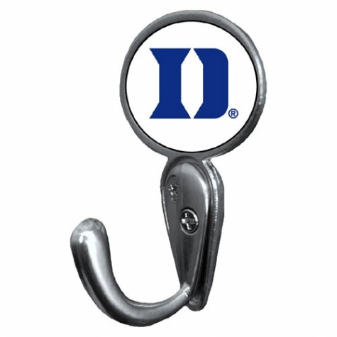 Duke Blue Devils Coat Hook - Dog Leash Hook - Wall Mounted with Logo Image Duke Blue Devils Coat Hook - Dog Leash Hook - Wall Mounted with Logo