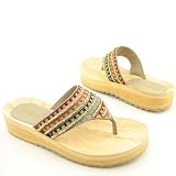 Skechers Cali - SKECHERS CALI Custom Sandals Thongs Gold Womens