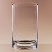 Clear Glass Straight Sided Vase - 11 3/4 Inches Tall By 7 Inches Wide