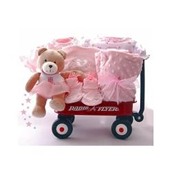 Beary Ballerina Baby Wagon Gift Basket - Newbon Gift Baby shower