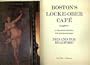 Boston's Locke-Ober Cafe: An illustrated social history with miscellaneous recipes