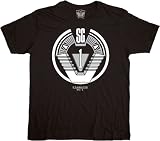 Stargate SG Crest Black T-shirt Tee