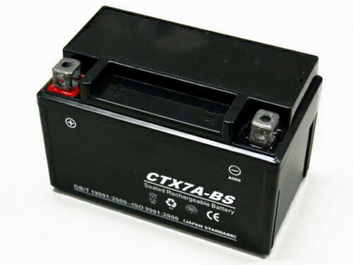 新品 液入バッテリー CTX7A-BS (YTX7A-BS互換) １年保証付