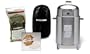Brinkmann 810-5305-7 Smoke'N Grill Charcoal Smoker and Grill Value Pack, Stainless Steel