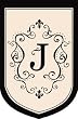 Monogram Estate Size Flag - J