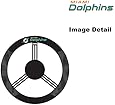 Miami Dolphins NFL Team Logo Car Truck SUV Poly-Suede Mesh Steering Wheel Cover