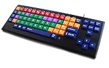 Review Accuratus  / Accuratus Key Monster - Lower Case Mixed Colour with Large Keys Learning Keyboard - 2 Port USB Hub