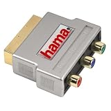 Hama - Connectique Video - Home Cinema - hama -Adaptateur yuv=>peritel male