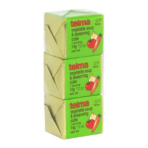 Telma Stock Cubes, Vegetable Flavor, .5-Ounce Packets (Pack of 12) by Telma