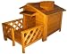 Kitchen & Housewares : Merry Pet The Mini Mansion Wood Pet House, Medium