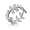 Eve's Addiction Sterling Silver CZ Vine Ring, 5