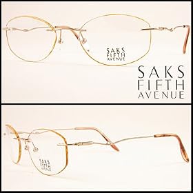 Saks Fifth Avenue Prescription Eyewear - mod138agold