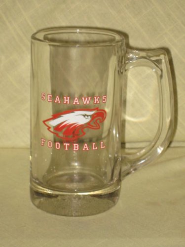 Seattle Seahawks Football 5 1/2 Inch Beer Glass Handled Mug