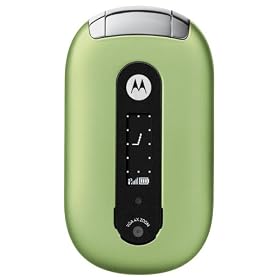 Motorola PEBL U6 Unlocked Cell Phone with Camera, Bluetooth--International Version with No Warranty (Lime Green)
