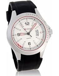 ew Black CURREN Stylish Analog Mens and Womens Watch with Date Display