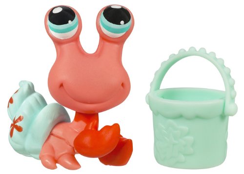 Imagen 1 de Hasbro Littlest Pet Shop Mascotas pet shop B Cangrejo - Mascota de juguete coleccionable