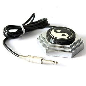 Ying Yang Silver Foot Pedal