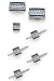 Solid 14k White Gold and Diamond Sapphire Cufflinks, Tie Tac and Stud Set