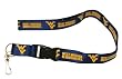 West Virginia Mountaineers Breakaway Lanyard with Key Ring