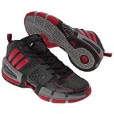 adidas Men's Illrahna Response Basketball Shoe,Black/Red/Aluminum,11 M