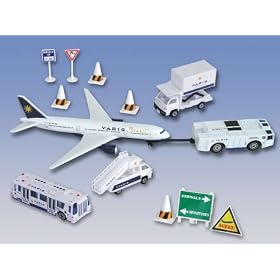 Daron Worldwide Trading RT2551D Varig 13PC Airport Play Set Duty Free