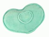 The Happy Company Microwaveable Therapeutic Cozy Chenille Happy Heart, Aqua