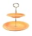 Fiesta Tangerine 99 2-Tier Tidbit Tray