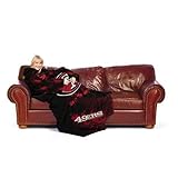 San Francisco 49ers 48x71 Smoke Huddler Throw