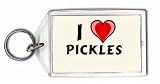 I Love pickles Keychain