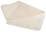 Griptex Comfort Art Plus 17 by 36-Inch Bath Mat, Vanilla