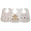Babyl�tzchen mit B�rchenmotiv und Klettverschlu�, Kinderl�tzchen (3 St�ck) (Einheitsgr��e) (beige)