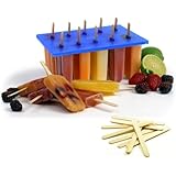 Norpro Frozen Ice Pop Maker with 100 Free Wooden Sticks