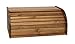 Lipper International 1146 Acacia Wood Rolltop Bread Box, 16