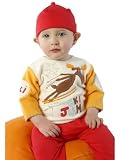 Baby #20 - Ski Jump Cozie Outfit - Red - 0-6 Mths