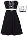 50's Rockabilly Tux Ruffle Sundress Dress JR Plus Size