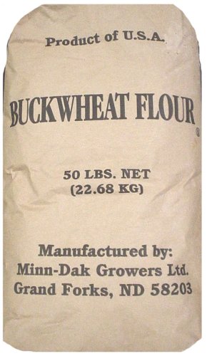 BuckWheat Flour - Bulk 50 Pound Bag by Honeyville Grain