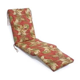Steamer Chair Cushion, Olive, Brick, Floral