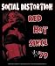 Social Distortion - Red Hot Since '79 Logo with Pinup Girl - Sticker / Decal