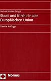 Produkt-Bild: Staat und Kirche in der Europ&auml;ischen Union