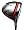 Nike Victory Red STR8-Fit Tour Driver (Left, Aldila Voodoo Graphite, Stiff, 9.5 Degrees)