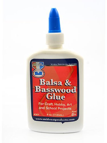 Midwest Glue Balsa & Basswood Glue 4 oz.