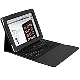 Mini Bluetooth Keyboard Leather Case with Folio Stand for Apple iPad1 Wifi/3G, iPad1