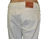 Lucky Brand Women's Lola Straight Jeans in White