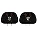 Two Officially Licensed Looney Tunes Universal Fit Headrest Covers - Taz Attitude