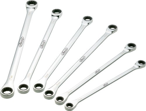 Clés polygonales Vigor V1424 Jeu de clés polygonales à cliquet 8-19 mm SPECIAL PRICE