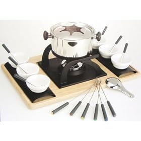 26 Pieces Deluxe Fondue Set by Serve at home